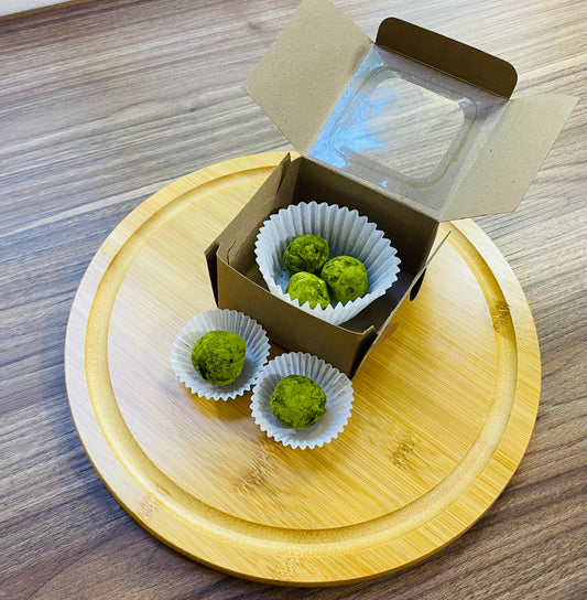 Trufa chocolate y matcha japonés